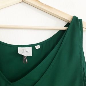 Anthropologie HD in Paris Top Emerald Green